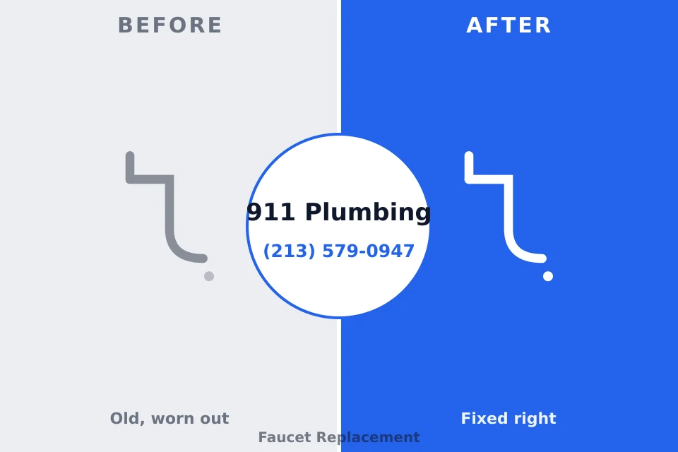 Before and after: plumbing company Upper Pohatcong, NJ